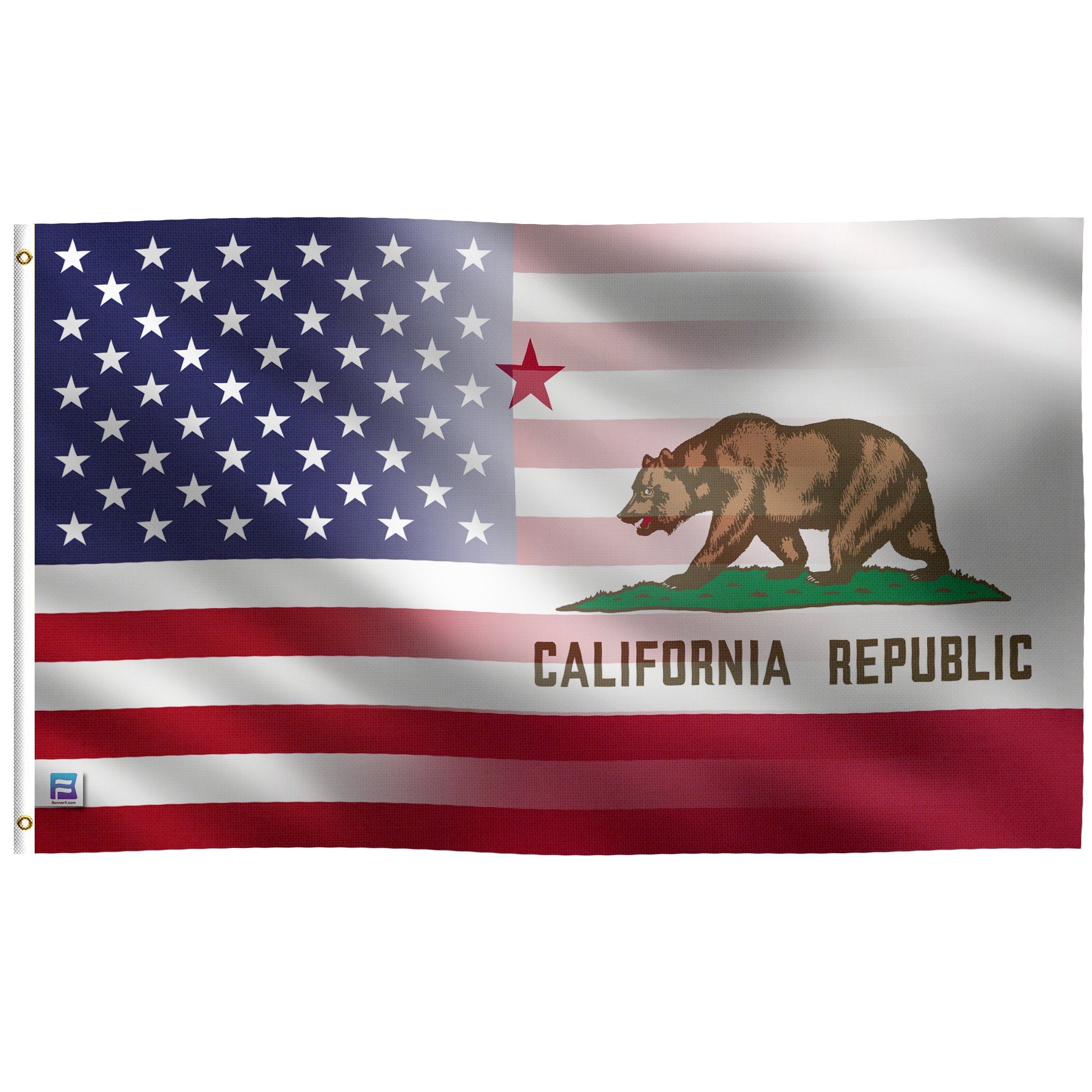 a flag of the state of california