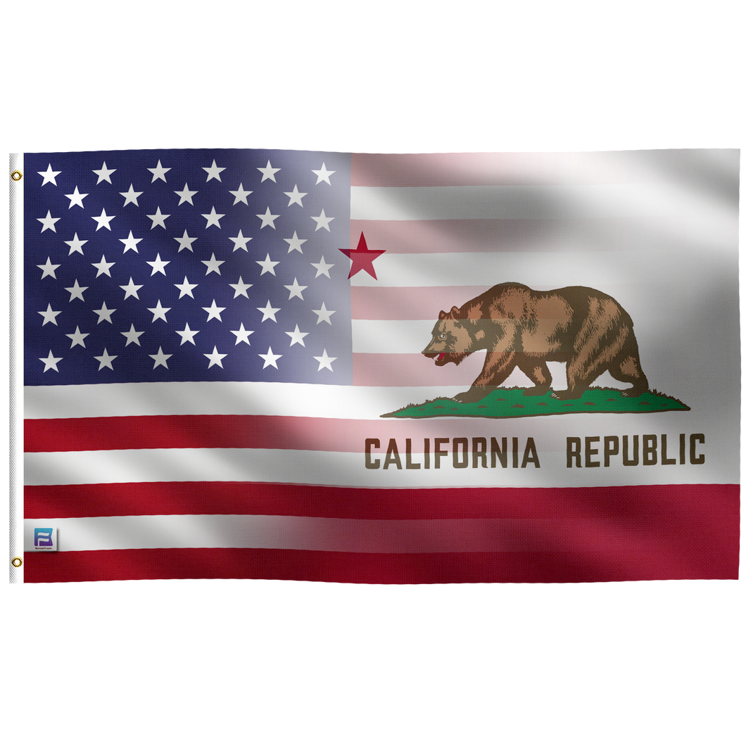 a flag of the state of california