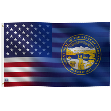 Load image into Gallery viewer, a flag of the state of washington on a white background

