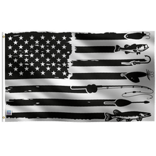 Load image into Gallery viewer, Fishing Stripes American Flag - Bannerfi
