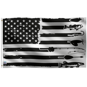 Fishing Stripes American Flag - Bannerfi