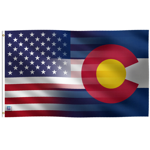 the flag of the state of colorado