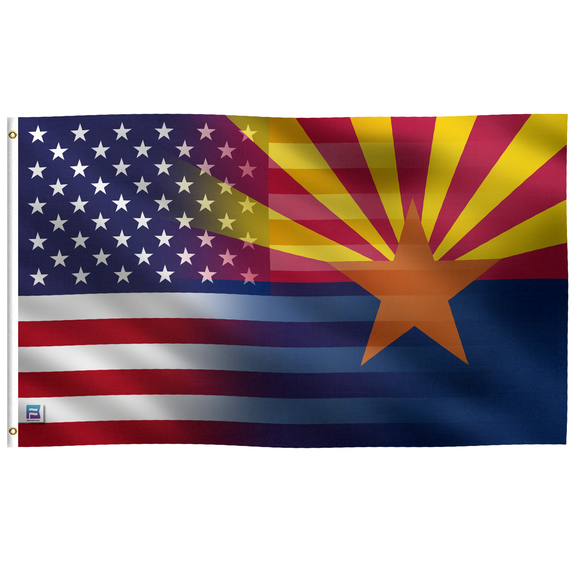 a flag of the united states of arizona