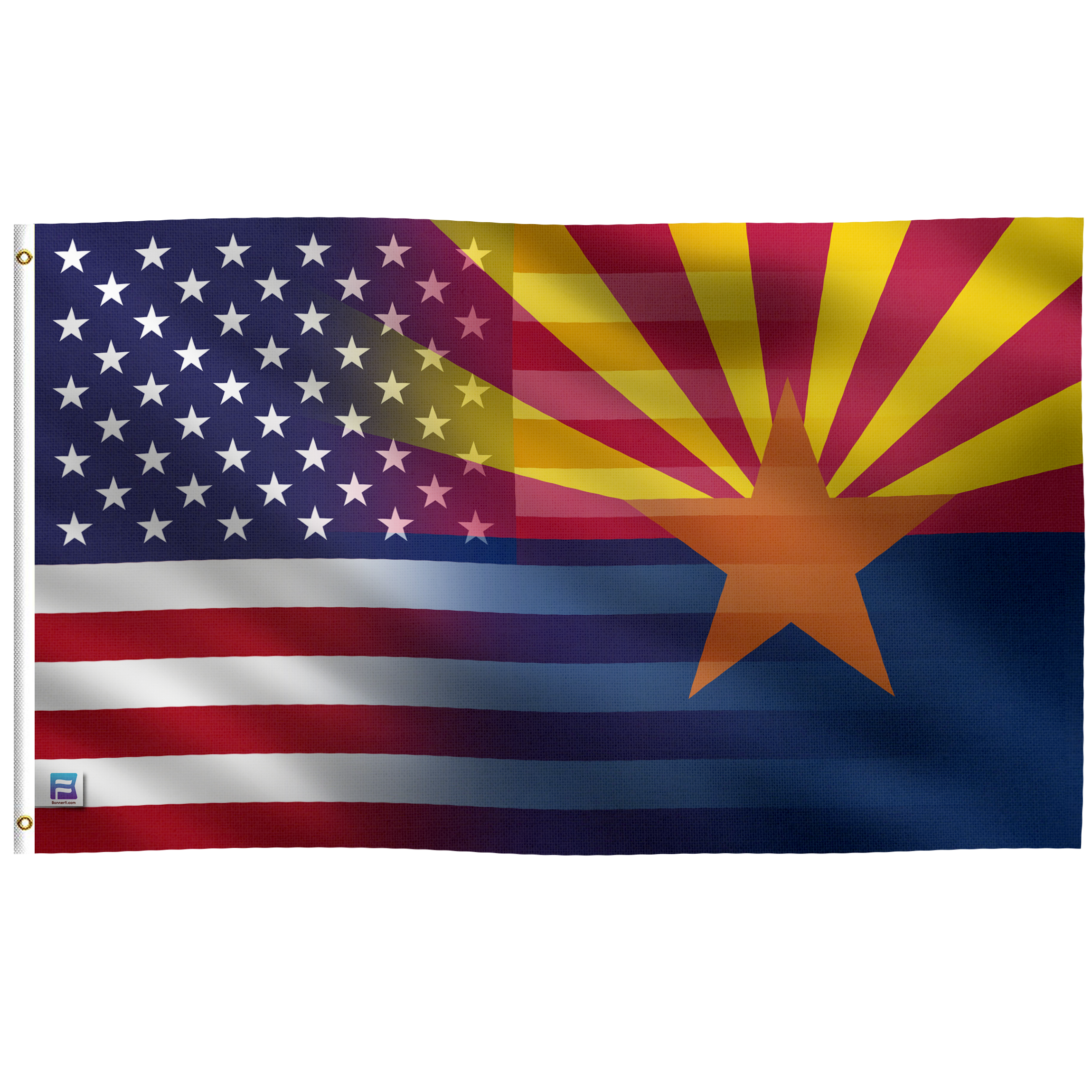 a flag of the united states of arizona