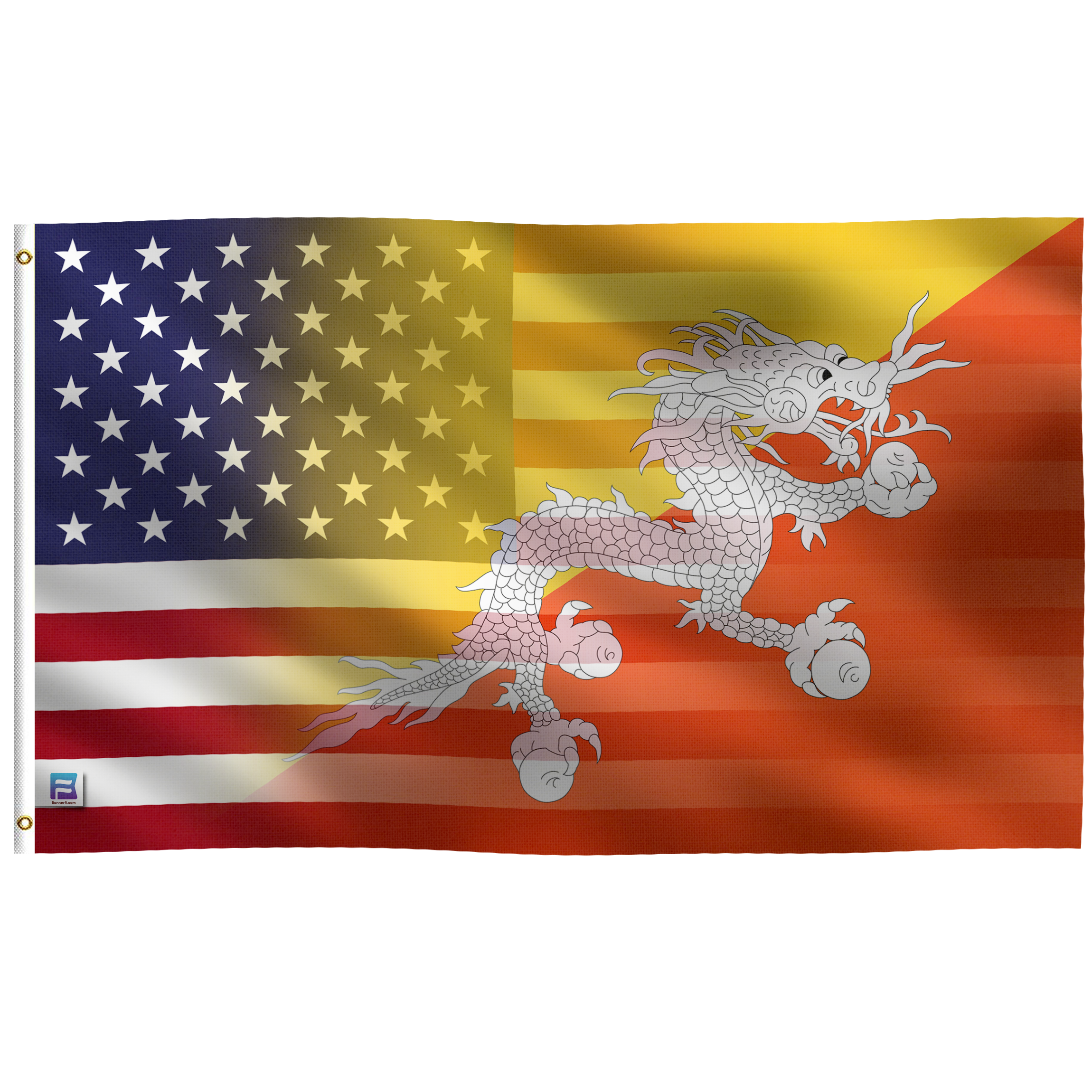 Bhutia American Hybrid Flag