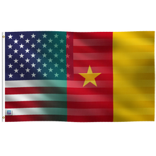 Load image into Gallery viewer, Cameroonian American Hybrid Flag
