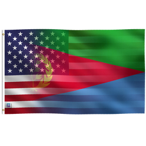 Eritrean American Hybrid Flag