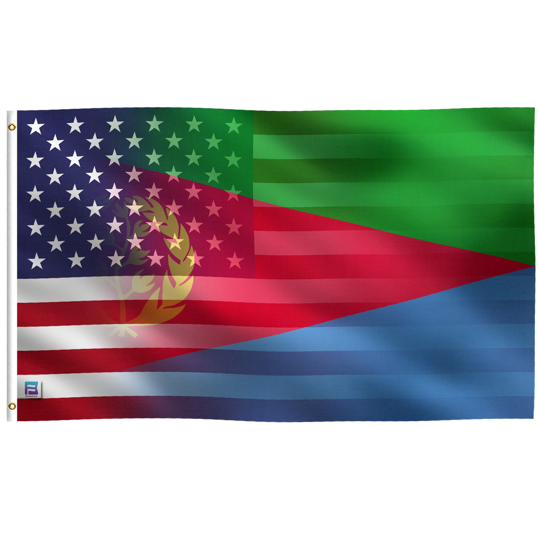 Eritrean American Hybrid Flag