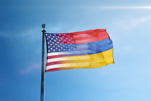 Load image into Gallery viewer, Armenian American Hybrid Flag
