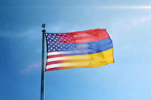Armenian American Hybrid Flag