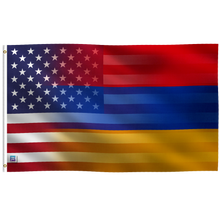 Load image into Gallery viewer, Armenian American Hybrid Flag
