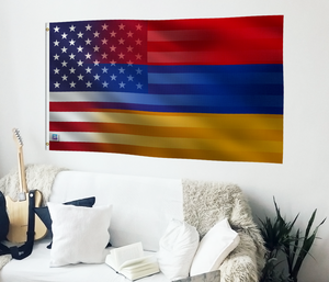 Armenian American Hybrid Flag