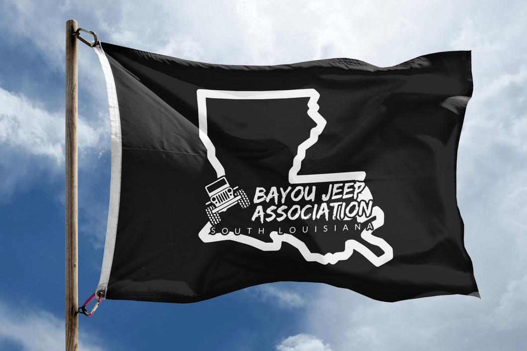 Custom Flag - Bayou Jeep Association South Louisiana - Bannerfi