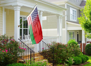 Belarusian American Hybrid Flag