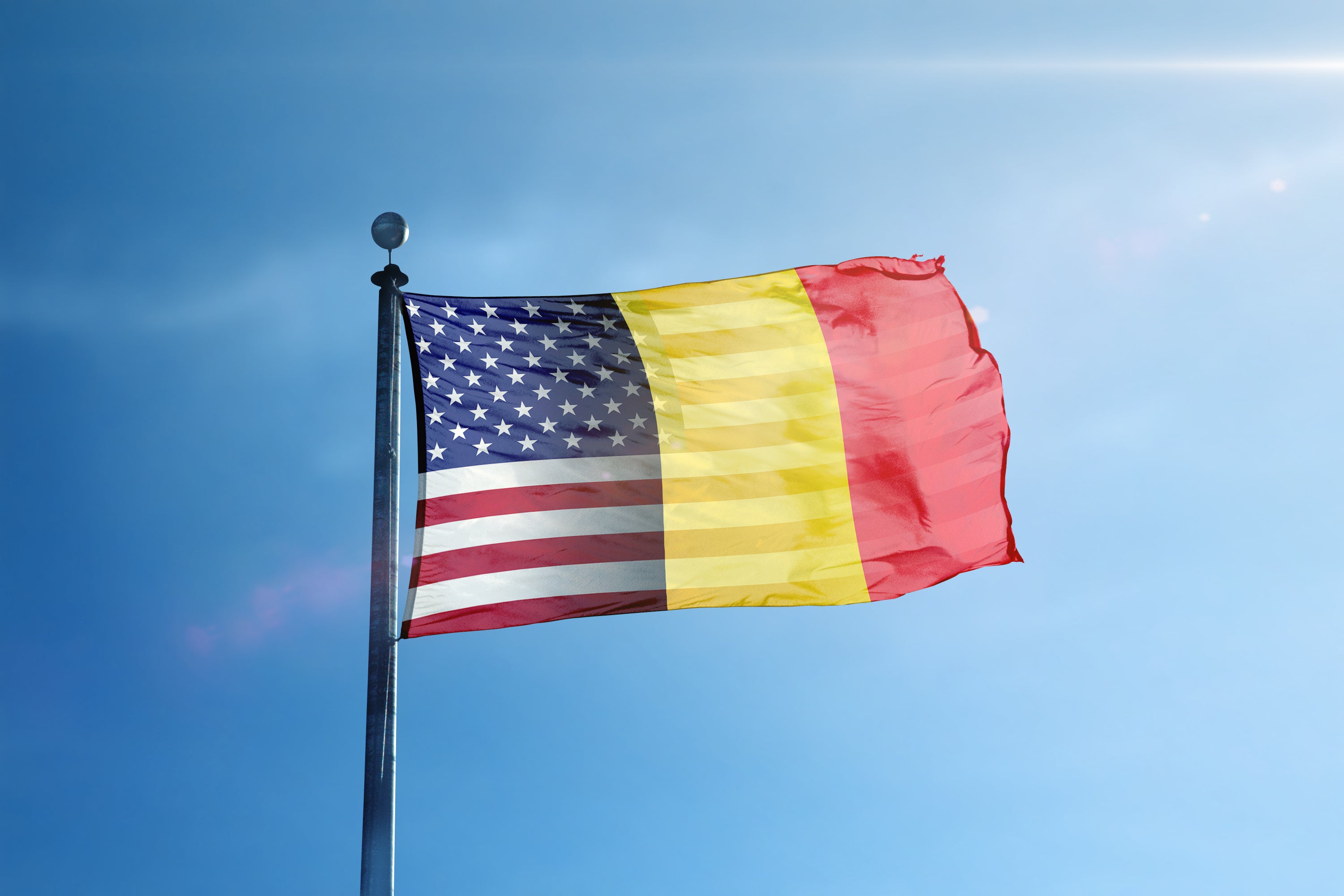 Belgian American Hybrid Flag