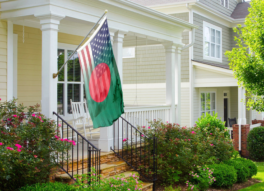 Bengali American Hybrid Flag