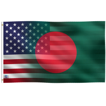 Load image into Gallery viewer, Bengali American Hybrid Flag
