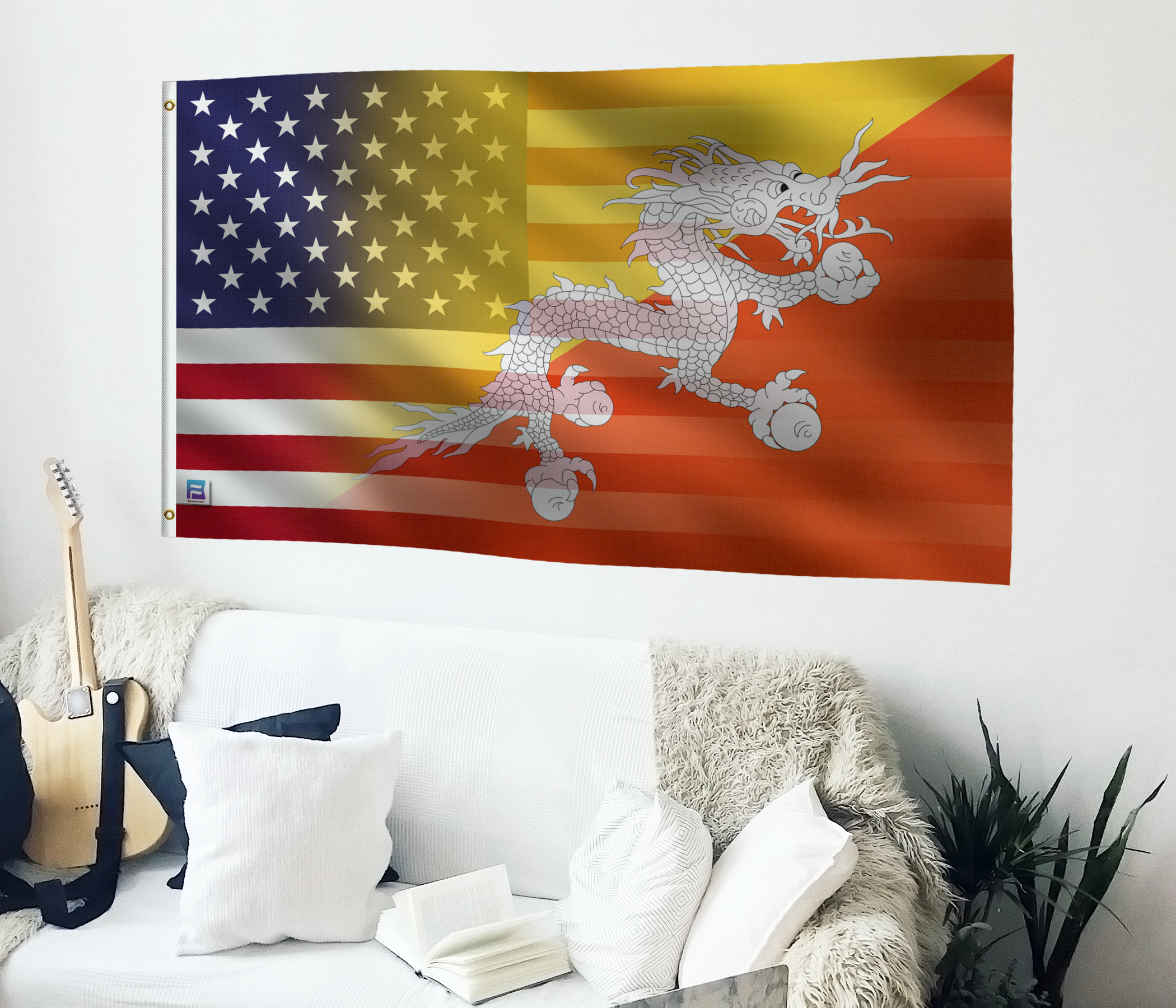 Bhutia American Hybrid Flag