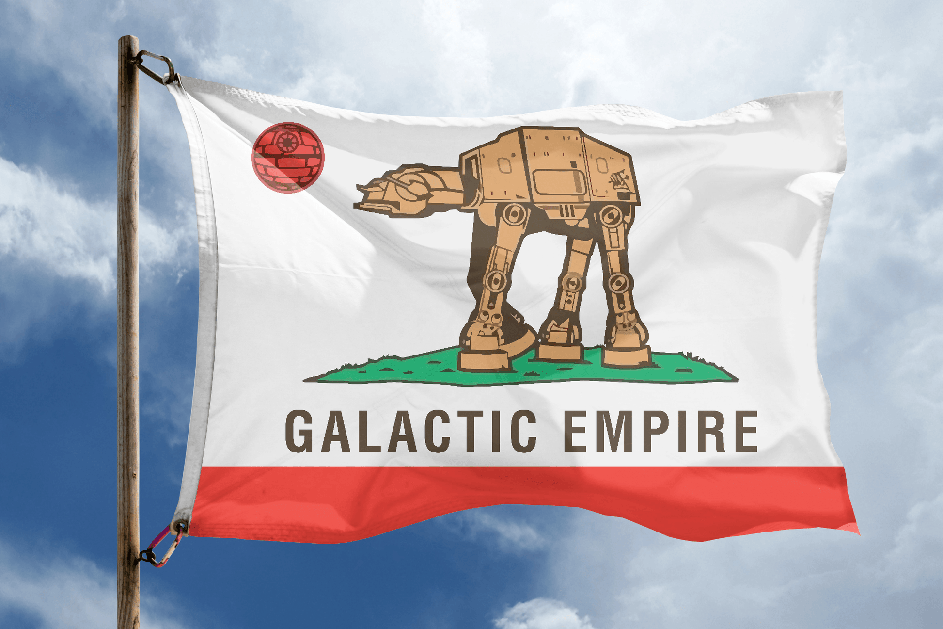 Cali Style Galactic Empire Flag - Bannerfi