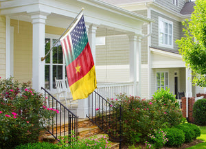 Cameroonian American Hybrid Flag