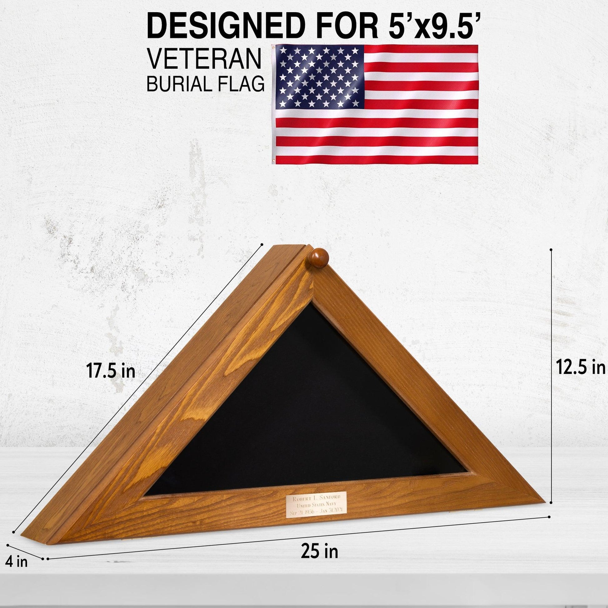 display case dimensions