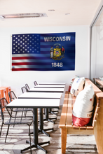 Load image into Gallery viewer, Wisconsin &amp; American Flag Blend
