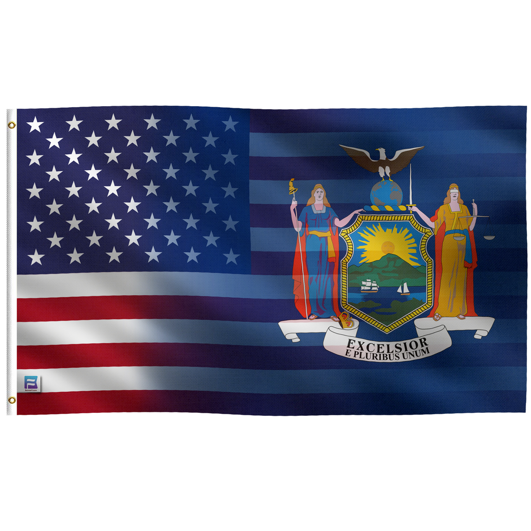 New York & American Flag Blend
