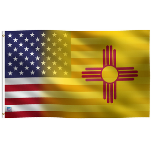 the flag of the state of new mexico