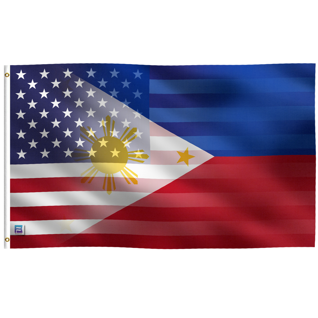 Filipino American Hybrid Flag