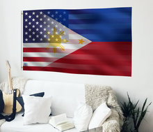 Load image into Gallery viewer, Filipino American Hybrid Flag
