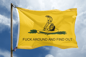 F**k Around and Find Out (Snake) Flag - Bannerfi