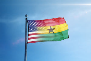 Ghanaian American Hybrid Flag
