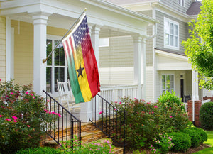Ghanaian American Hybrid Flag