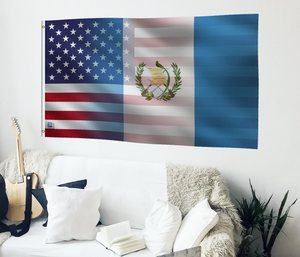 Guatemalan American Hybrid Flag