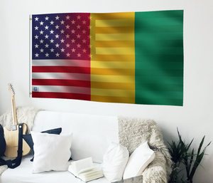 Guinean American Hybrid Flag