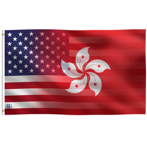 Hong Konger American Hybrid Flag