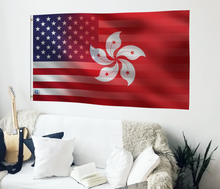 Load image into Gallery viewer, Hong Konger American Hybrid Flag
