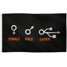 Load image into Gallery viewer, Female Male Gamer Neutral Flag - Bannerfi
