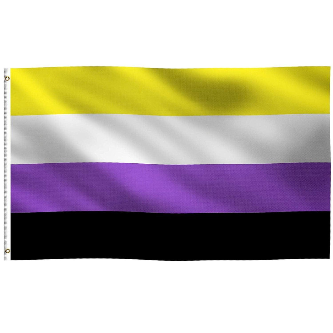 Nonbinary Gender Flag - Bannerfi