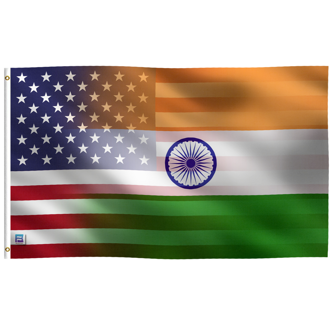 Indian American Hybrid Flag