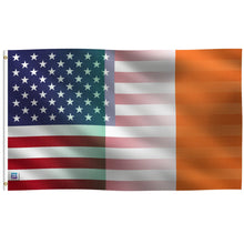 Load image into Gallery viewer, Irish American Hybrid Flag
