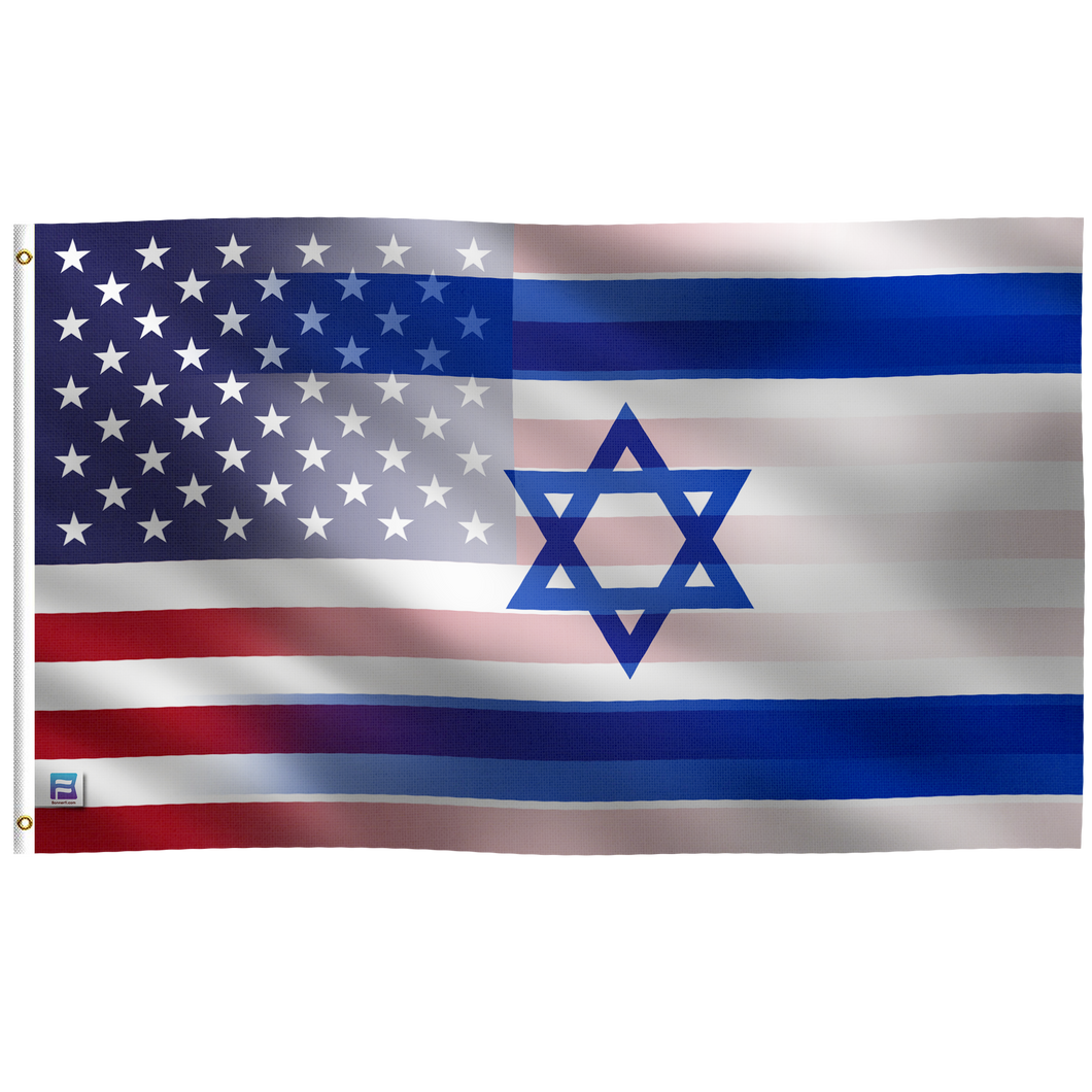 Israeli American Hybrid Flag