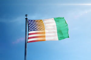 Ivorian American Hybrid Flag