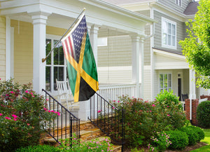 Jamaican American Hybrid Flag