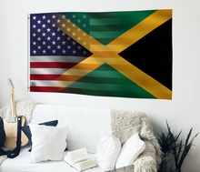 Load image into Gallery viewer, Jamaican American Hybrid Flag
