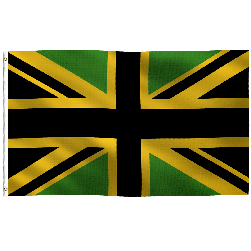 Jamaican Union Jack UK Flag - Bannerfi