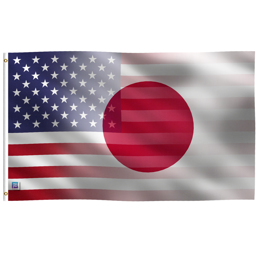 Japanese American Hybrid Flag