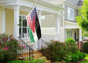 Jordanian American Hybrid Flag