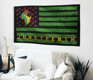 Juneteenth Fist Flag - Bannerfi