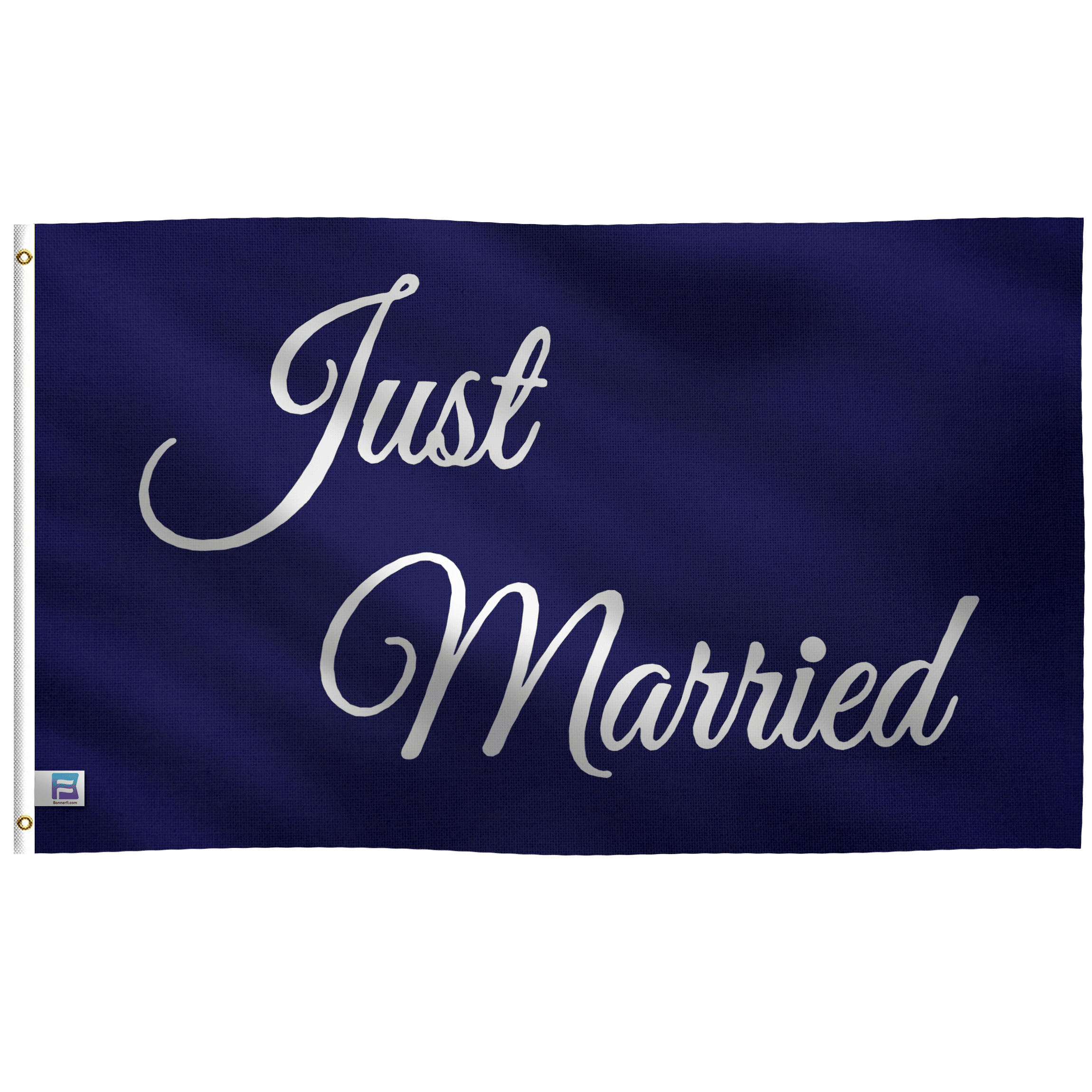 "Just Married" Flag - Bannerfi